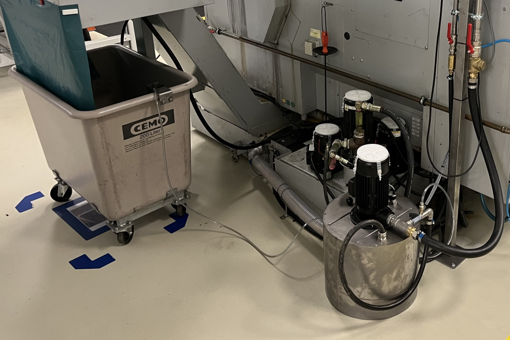 FILCO Coolant Saver installed at return pump station